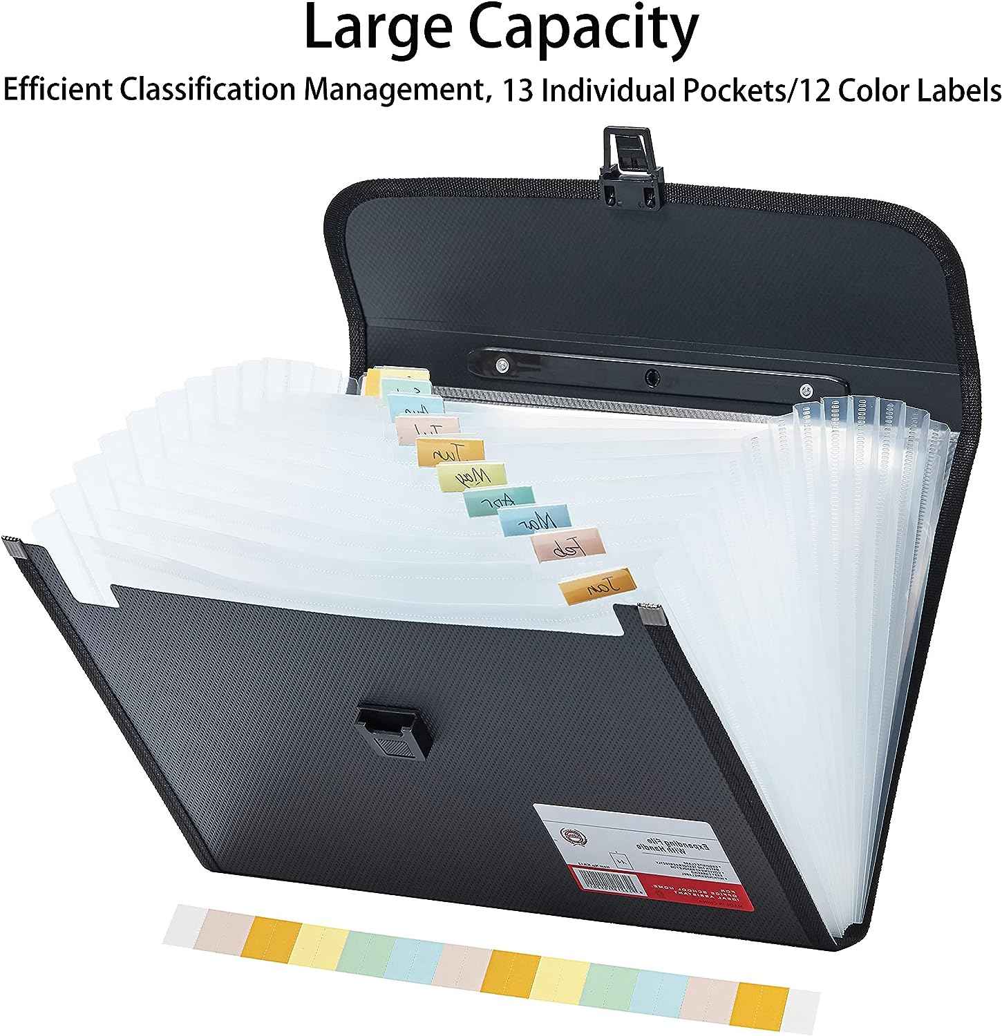 13 Pocket Expanding File Folder for FC A4 Paper