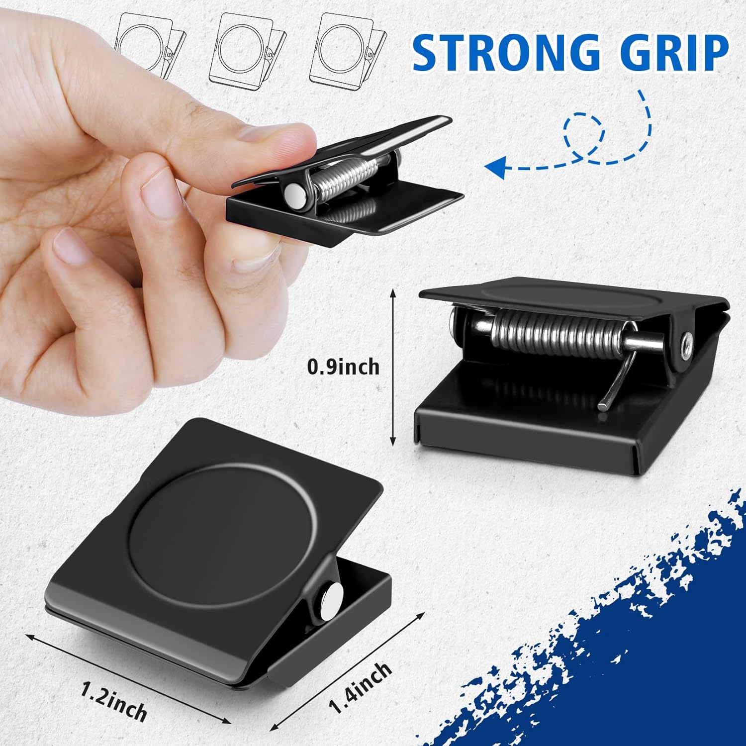 6 Pack Fridge Magnetic Clips Heavy Duty
