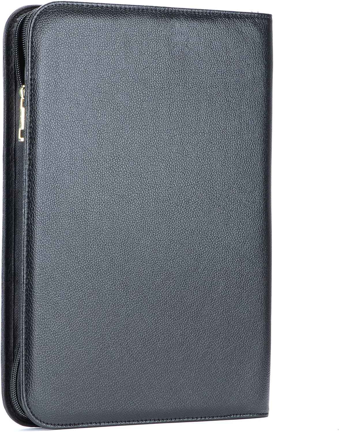48 Slots Fountain Pen Holder PU Leather Case Black