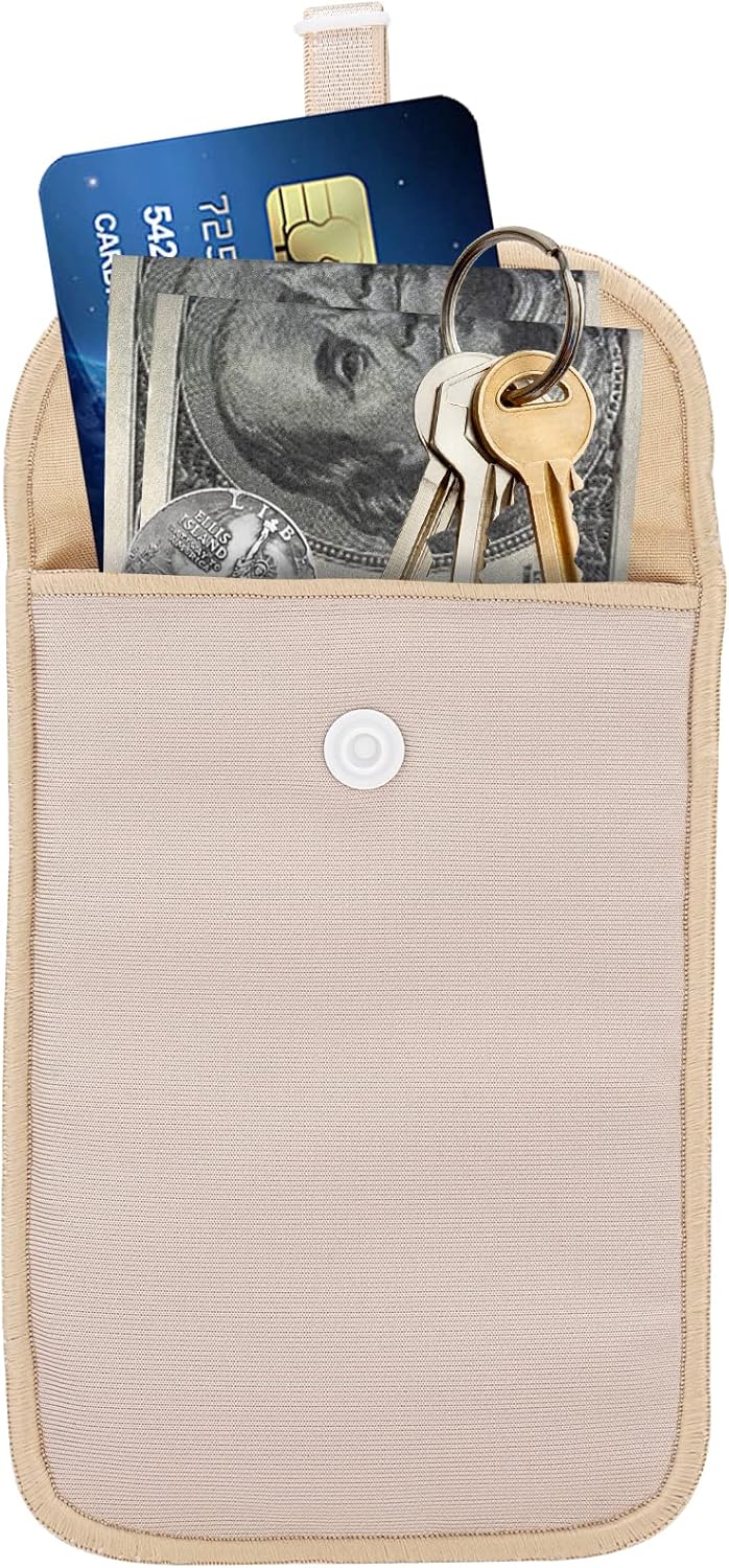 Hidden Bra Concealed Women's Lingerie Wallets for Secure Travel 2 Pack