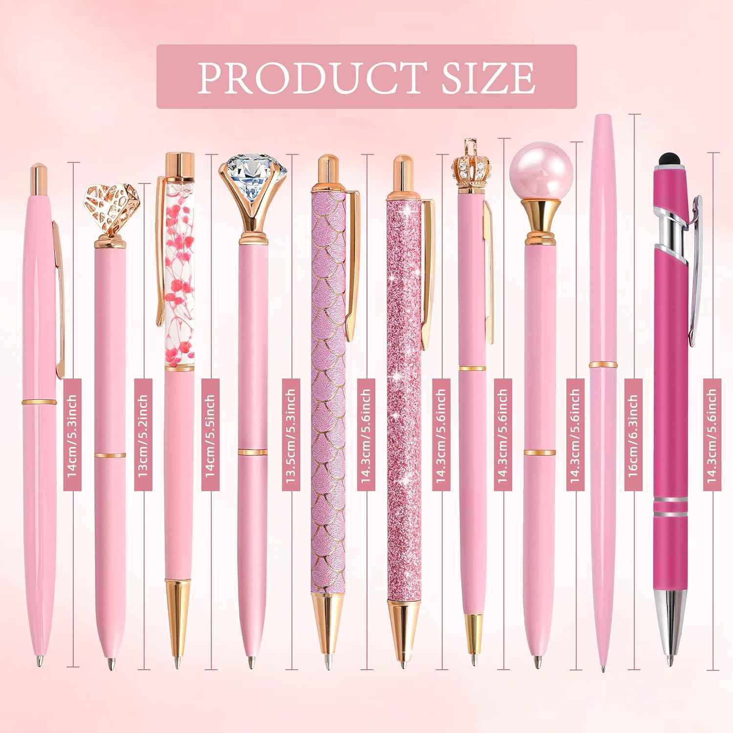 10Pcs Ballpoint Pens Set Party Favors for Kids Purple Pink Pens Gifts