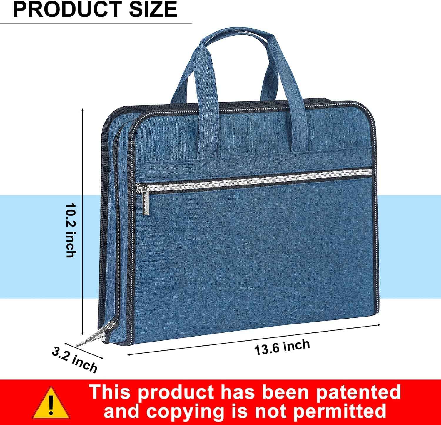 26 Pockets Expanding A4 File Folder Organizer with Handle