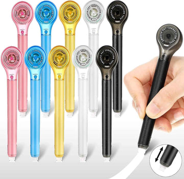 10 Pack Correction Tape Pen Eraser for School Office Supplies