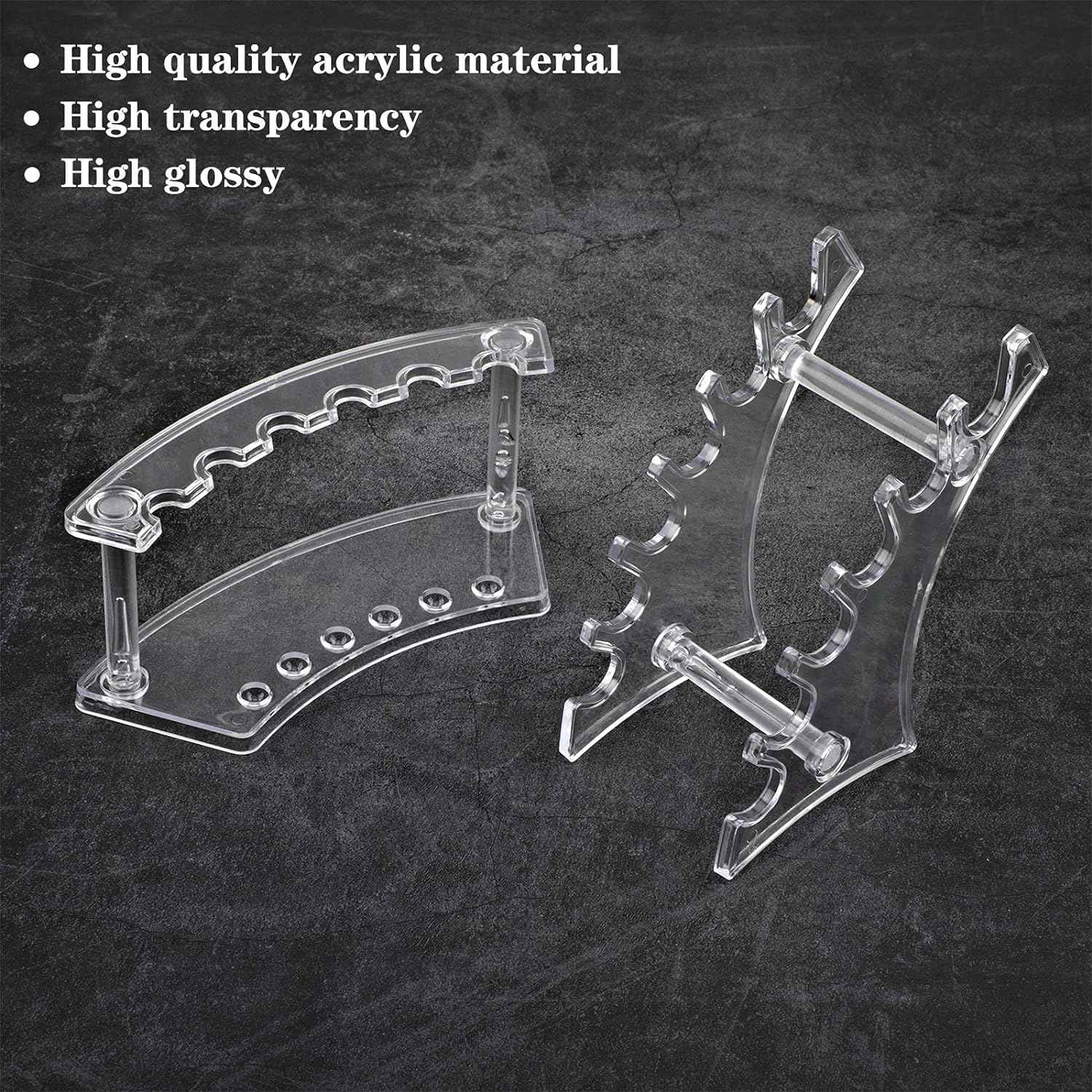 4PCS Acrylic Pen Holders Display Stand