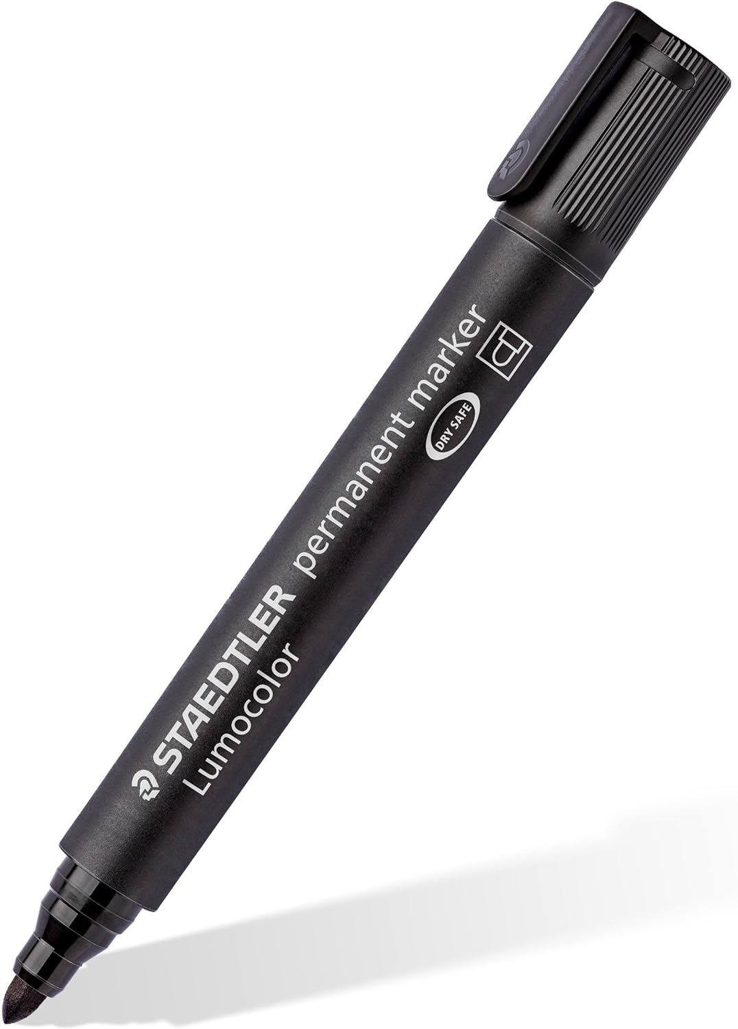 STAEDTLER 352 Lumocolor Permanent Marker Pen,2mm,4 Pack Black