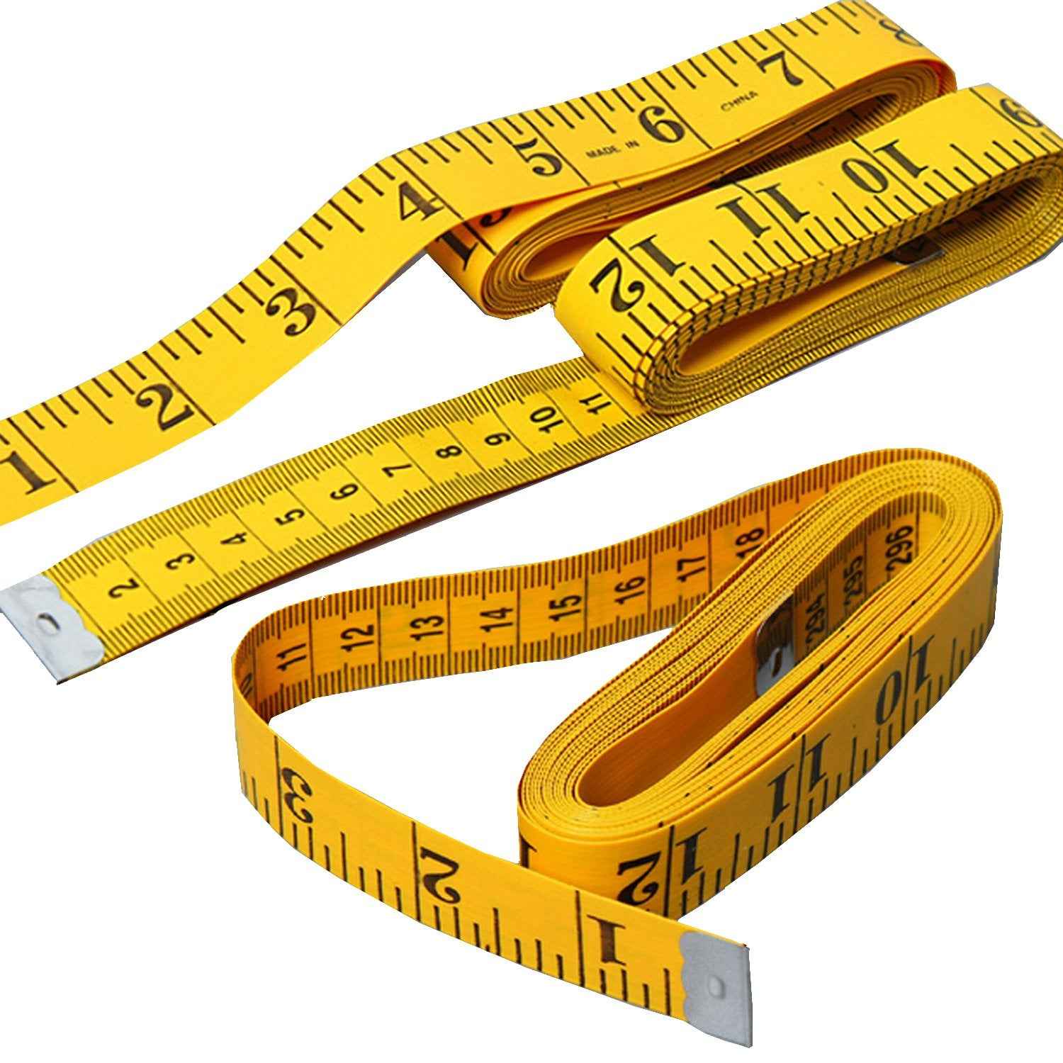 3pcs Soft Tape Measure Double Scale Sewing Flexible Tailor Craft Ruler