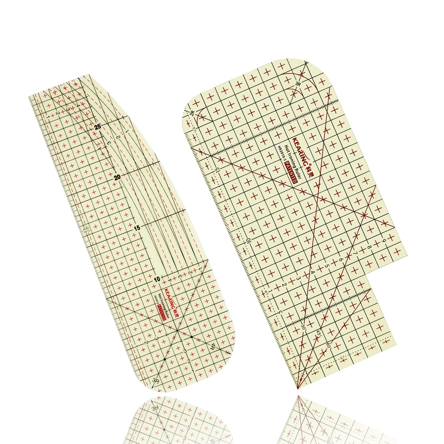 Metric Hot Hem Ironing Ruler for Sewing HR2010-S+3010