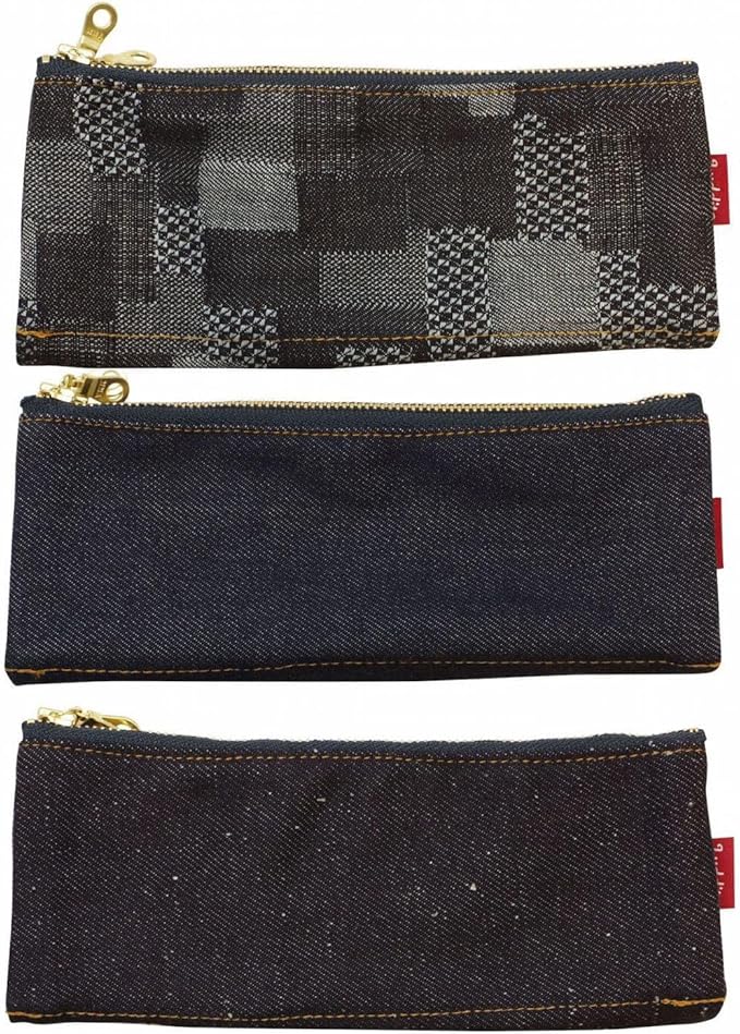 LUDDITE Bendy Pen Case Okayama Denim