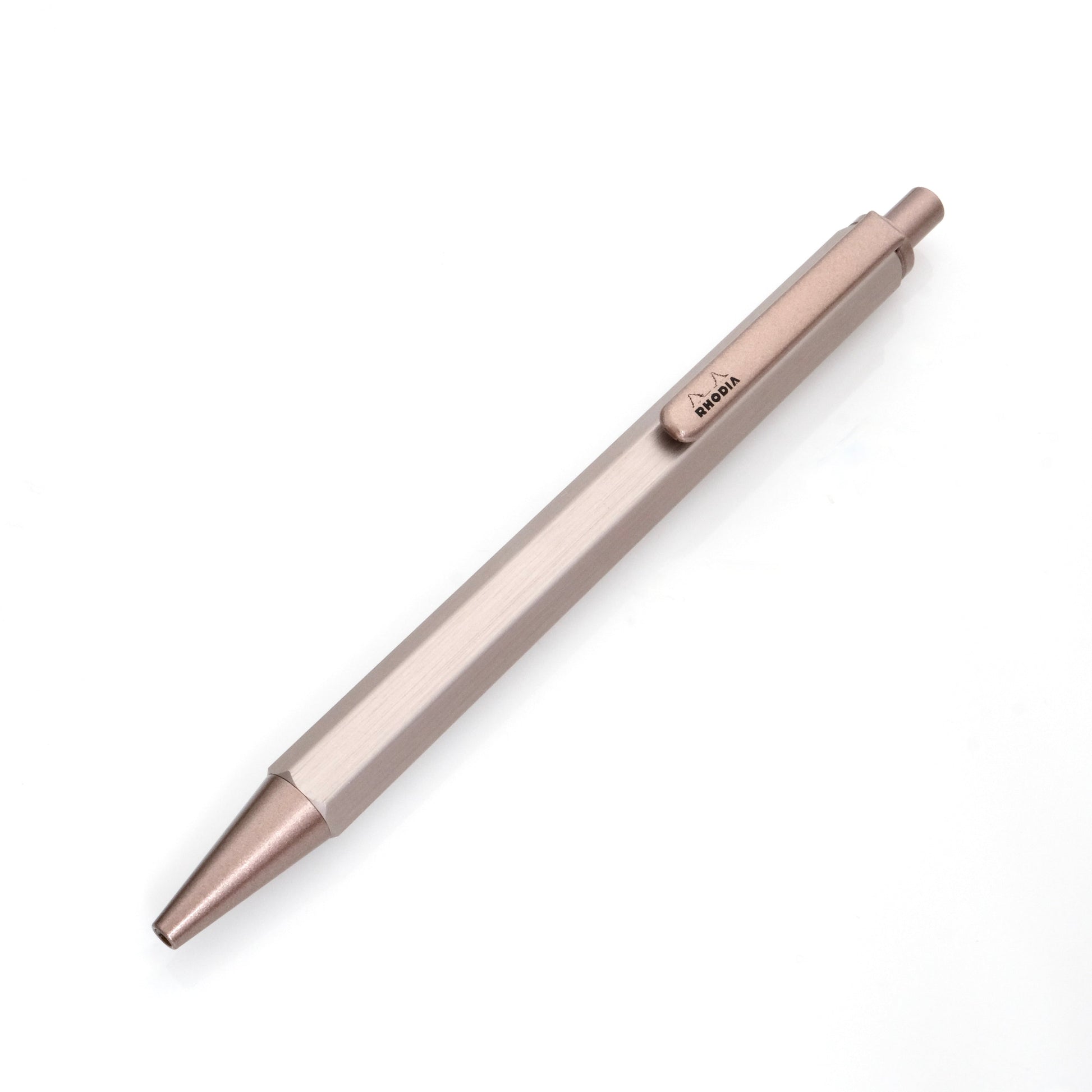 Rhodia Script 0.7mm Ballpoint Pen Aluminum Body Rose Gold