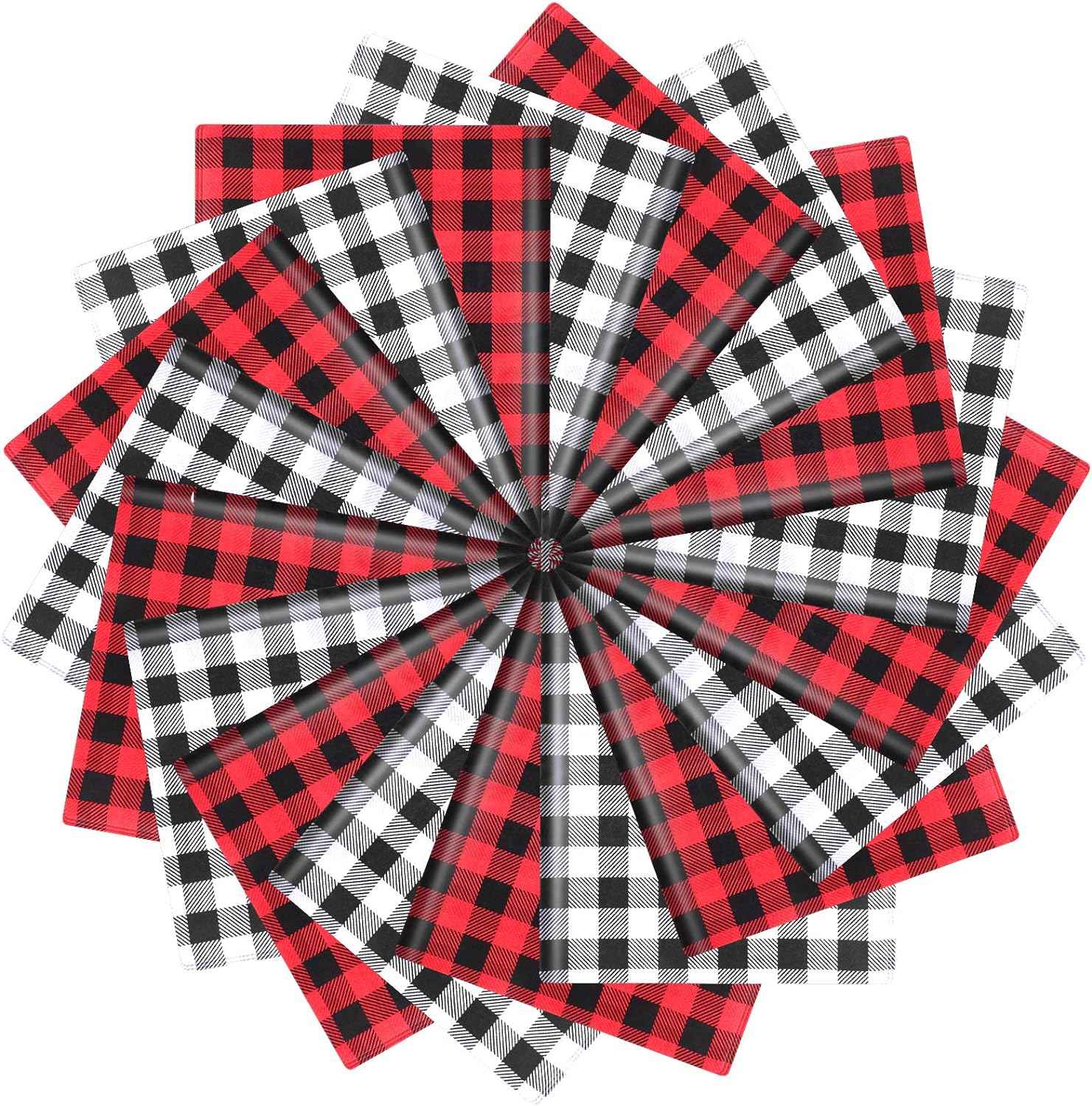 100Pcs Christmas Tissue Paper DIY Wrapping Paper Red Black