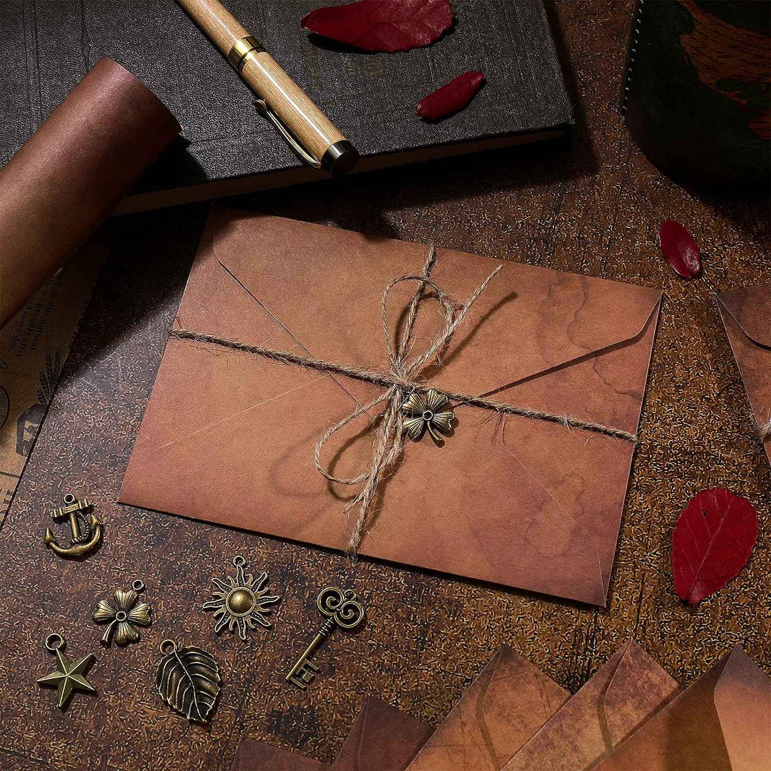 60PCS Vintage Stationary Paper and Envelopes Set
