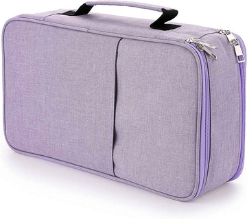 360 Slots Colored Pencil Case Pens Holder Purple