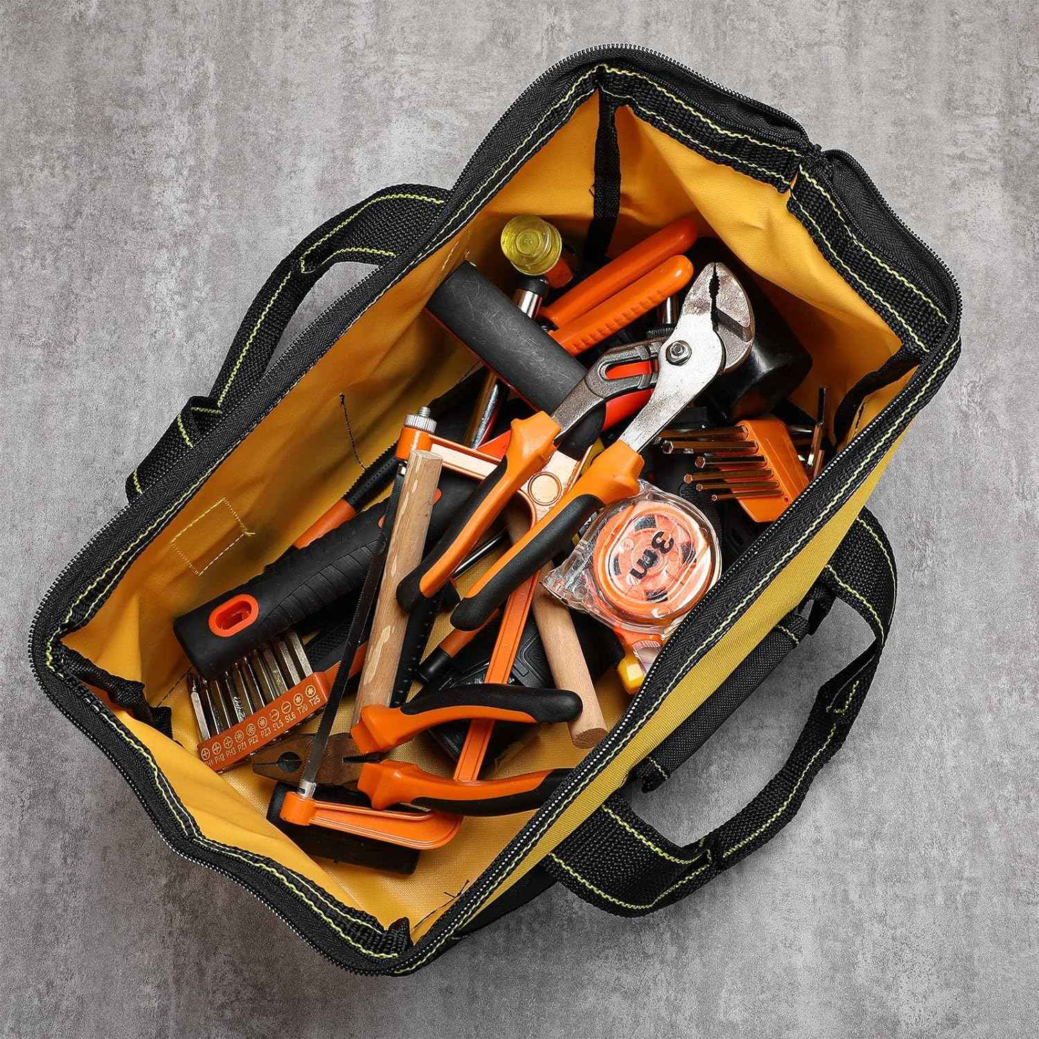 3 Pack Tool Bags for Electrician Carpenter Mechanic 13 inch