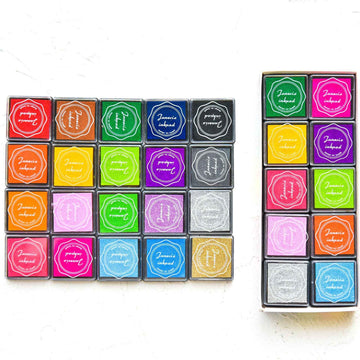 20 Color Craft Ink Pad for Paper,Wood,Fabric