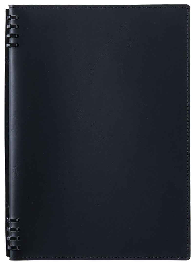 King Jim Lezaface U Ring Notebook TEFRENU B5 Black