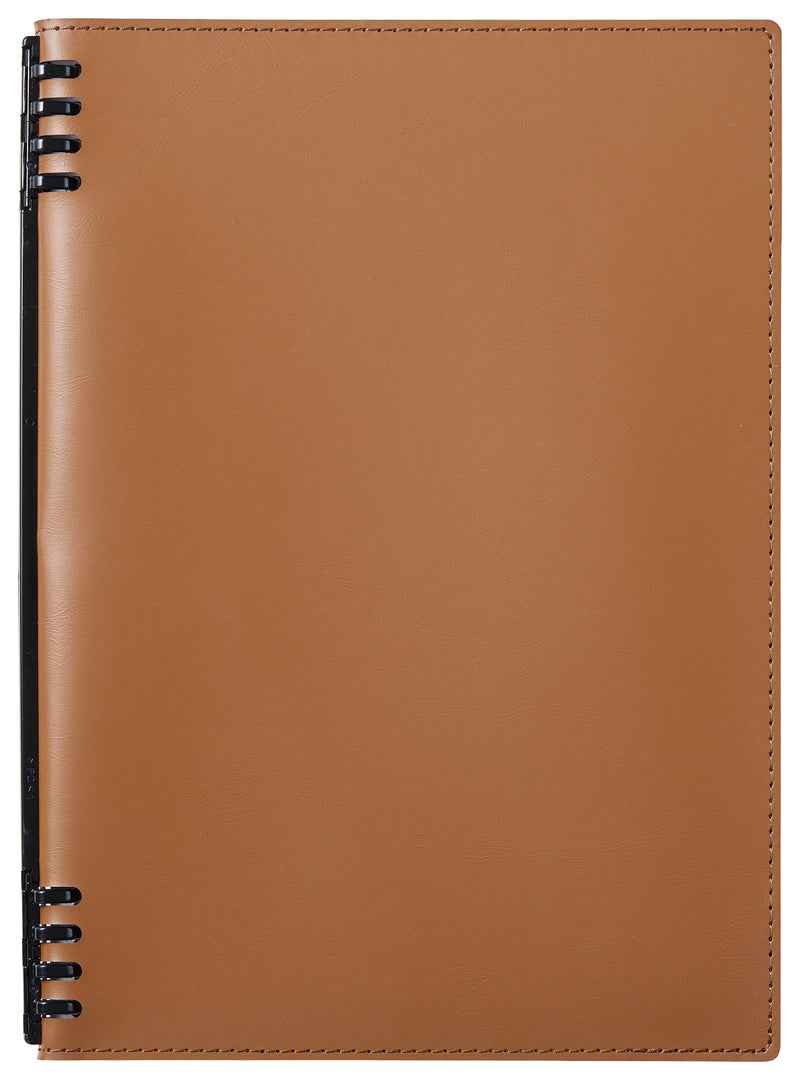 King Jim Lezaface U Ring Notebook TEFRENU B5 Camel