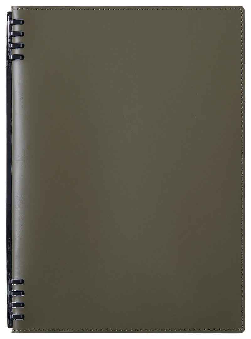 King Jim Lezaface U Ring Notebook TEFRENU B5 Olive