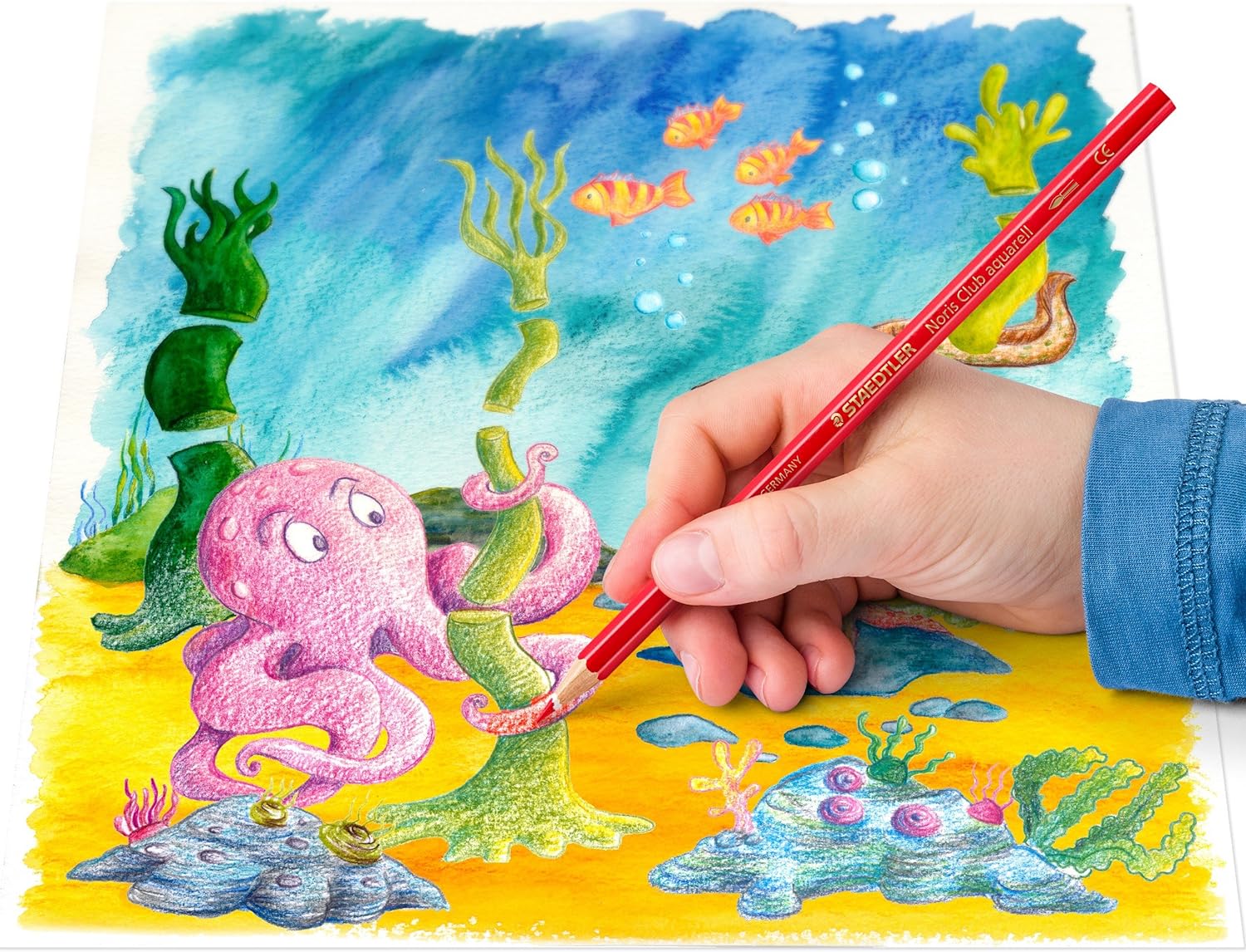 STAEDTLER 144 Noris Aquarell Watercolour Pencils,36 Colours