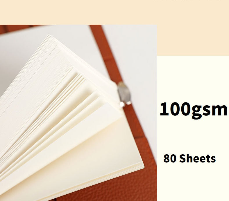 5 Ring Binder Cover A7 MINI Leather Notebooks 8 Color Pack