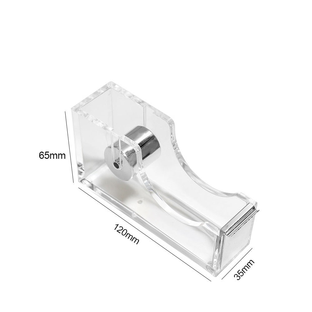Office Transparent Acrylic Tape Dispenser