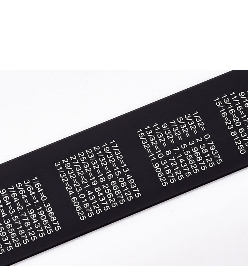 Aluminum Metal Ruler 12 inch with Metric and Imperial Measurement 2 Pack