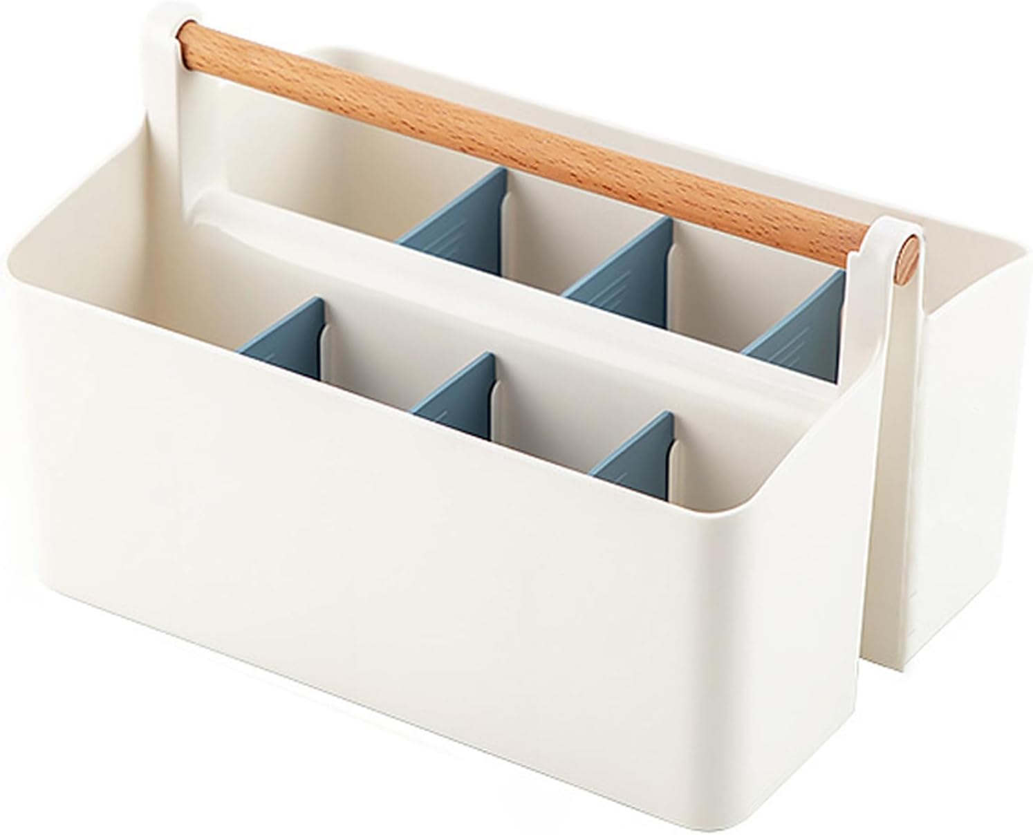 Plastic Art Supply Storage Organizer,Marker Pen Holder Craft Caddy Blue