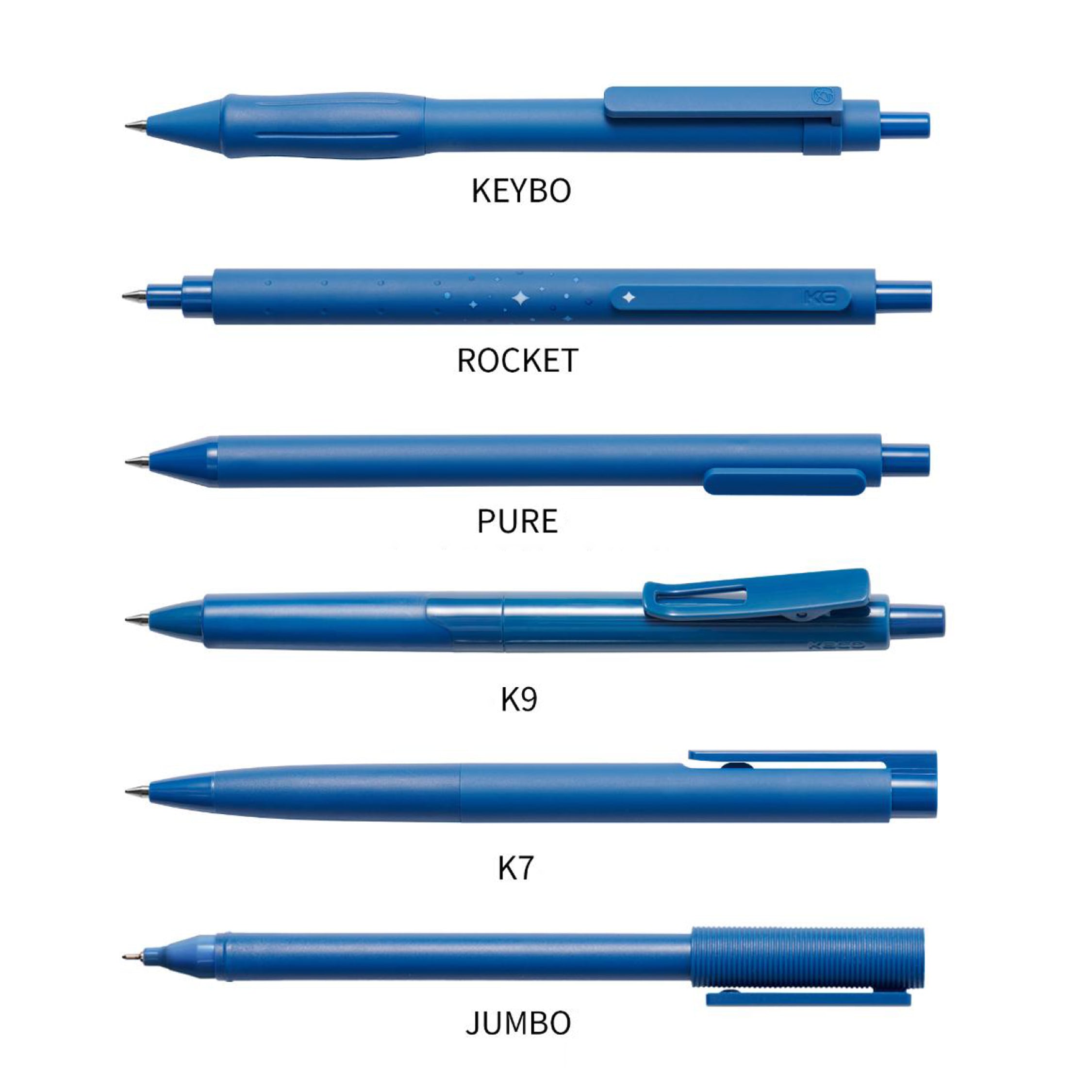 KACO Right Choice Blue Starry Sky Gel Pen 6 Pack