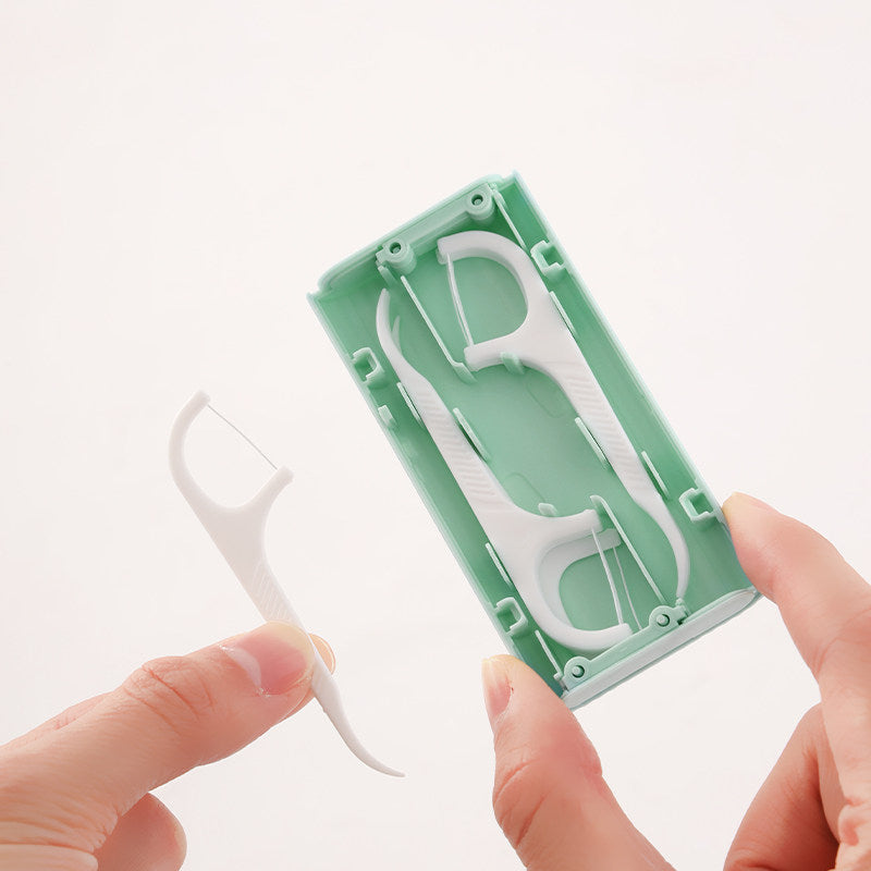 SP SAUCE Japan Portable Toothpick & Floss Case Dispenser