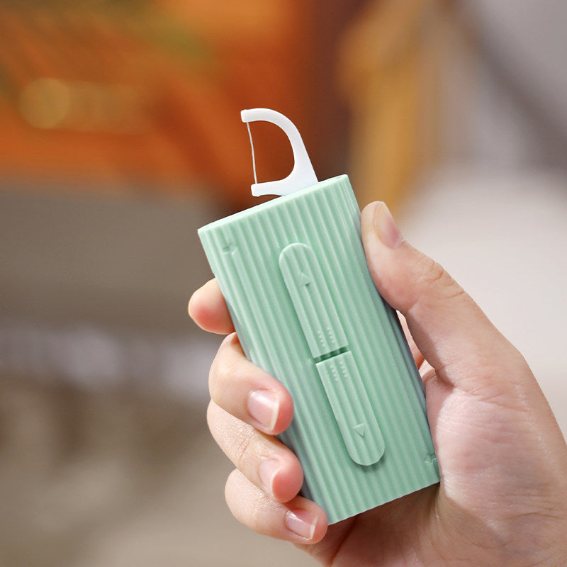 SP SAUCE Japan Portable Toothpick & Floss Case Dispenser
