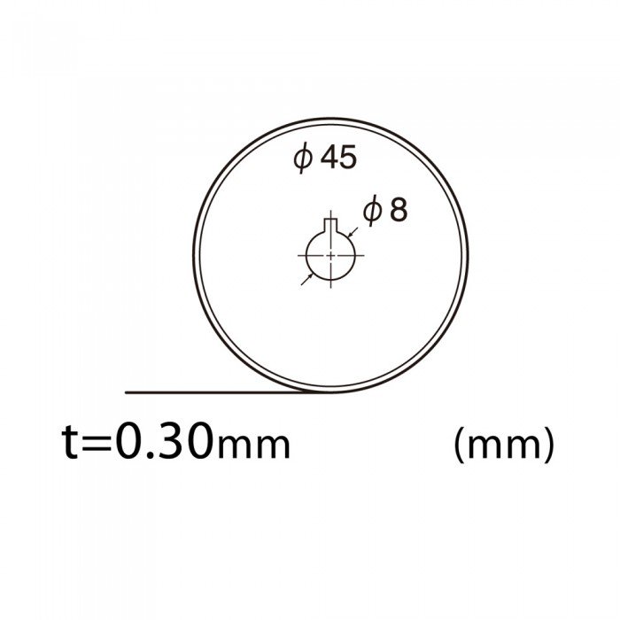 NT Cutter 45mm Rolling Cutter with Metal Handle RO1000GP