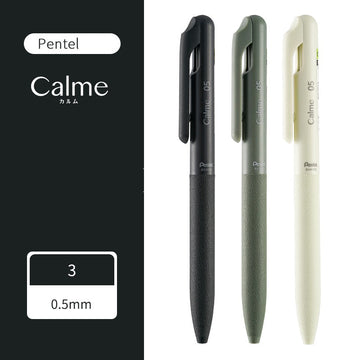 Pentel Calme Ballpoint Pen 0.5mm 3 Pack 2
