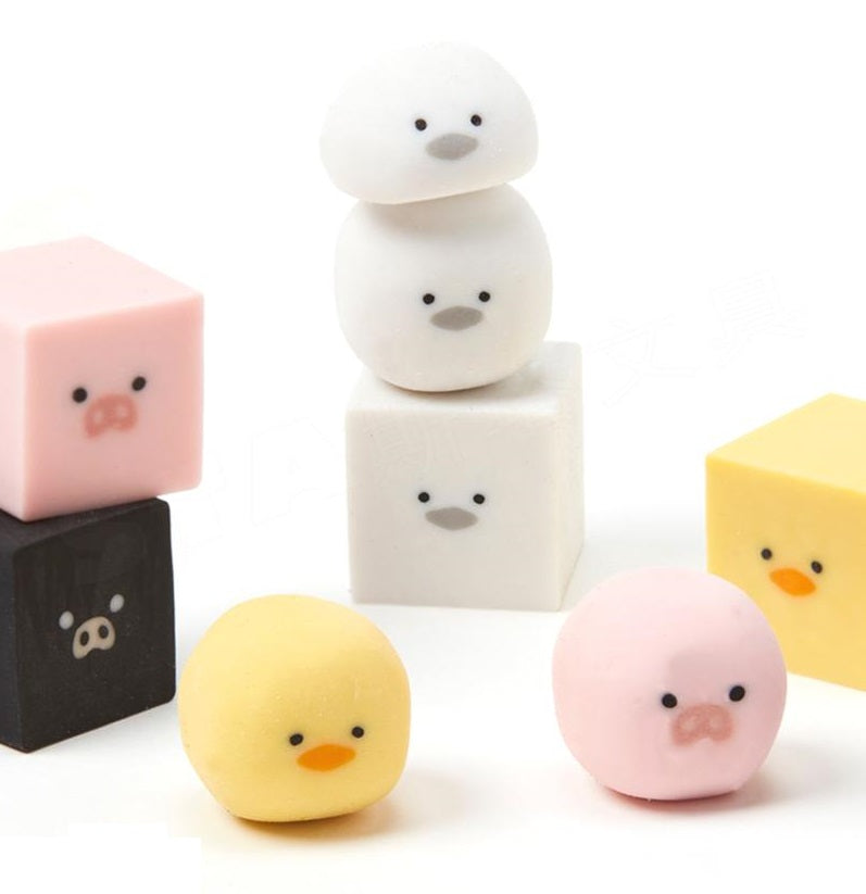 Bandai-Namco Sun-Star Animal Transformable Eraser
