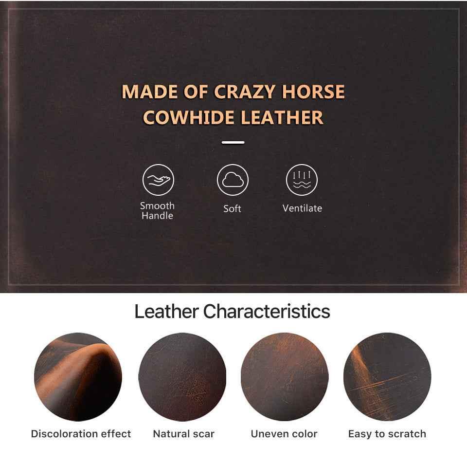 Leather 10 Slots Watch Case Zippered Storage Box for Travel Display