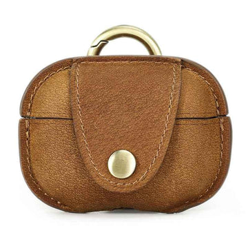 Airpods Pro Gen 2 Charging Leather Case Brown