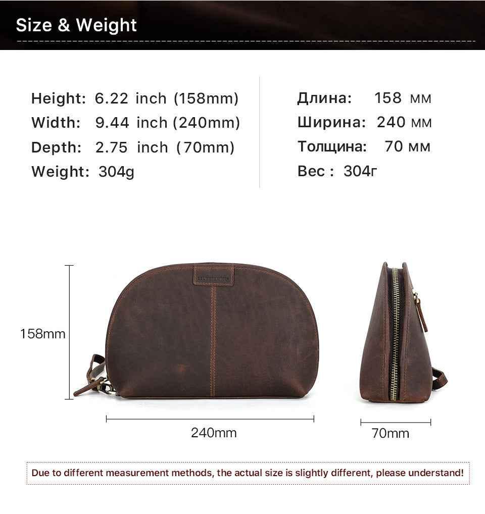 Leather Electronic Organizer Bag Tech Kit Storage Case