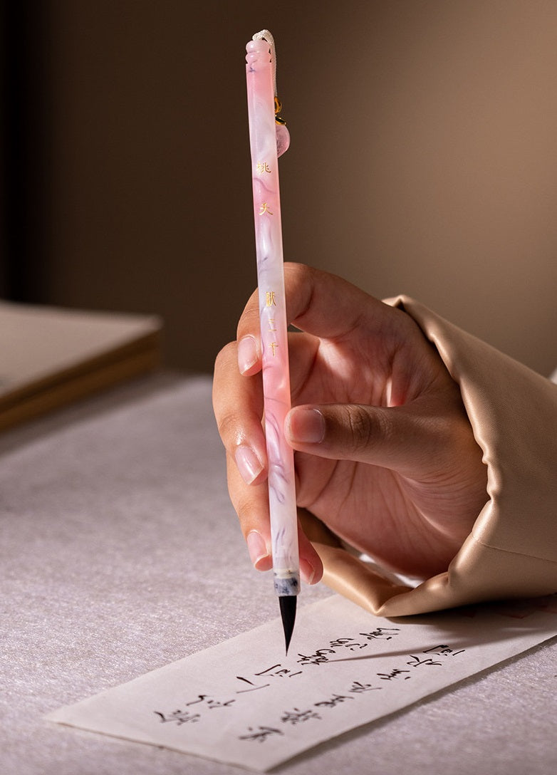 Traditional Chinese Small-Script Calligraphy Brush Pen for Women
