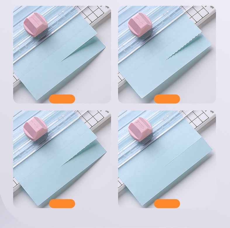 4in1 Paper Trimmer Craft Paper Cutter with Dial Blades