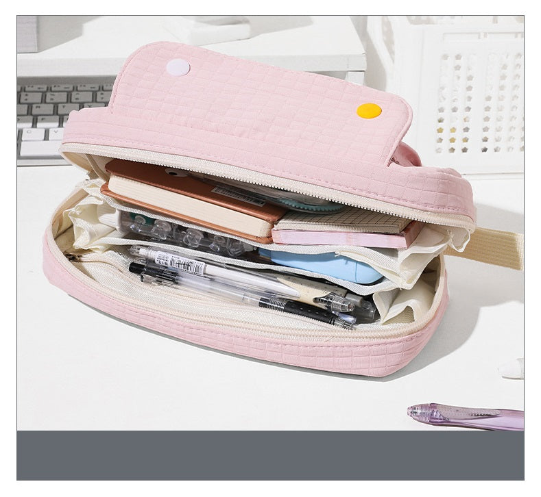 Large Capacity Multi-Layer Cute Pencil Case for Girls