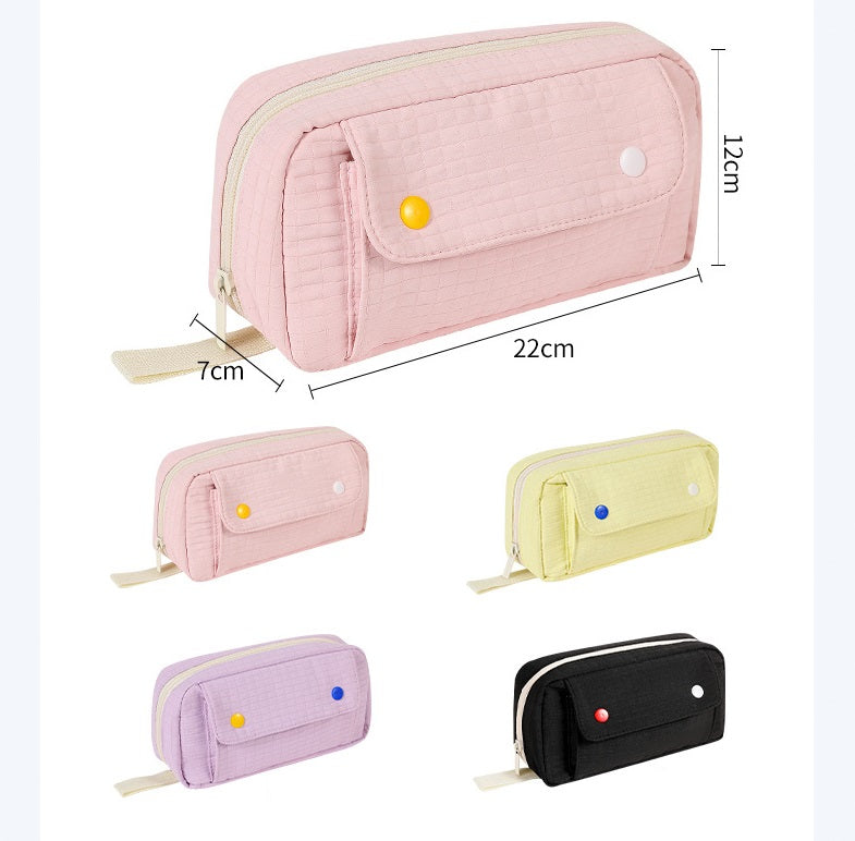 Large Capacity Multi-Layer Cute Pencil Case for Girls