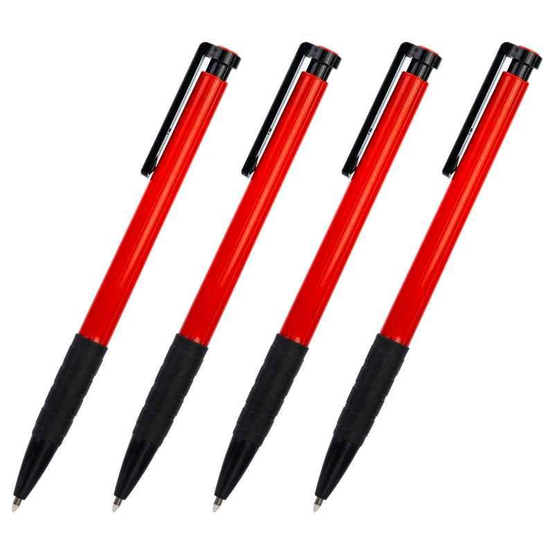 DELI Retractable Ballpoint Pens,Fine Point 0.7mm,Black/Red/Blue Ink,36 Pack