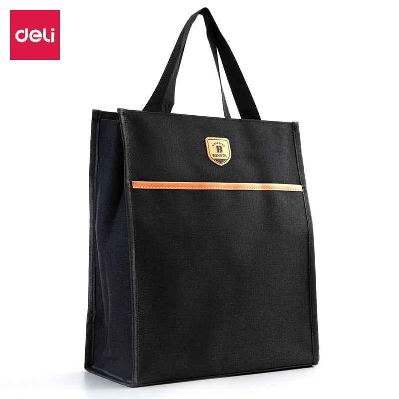 DELI Oxford Fabric Kids Tote Bag with Zipper for School Students