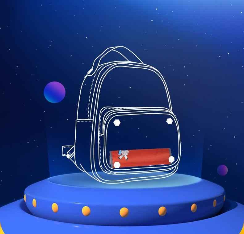 DELI Astronaut Foldable Oxford Fabric Book Tote Bag with Zipper