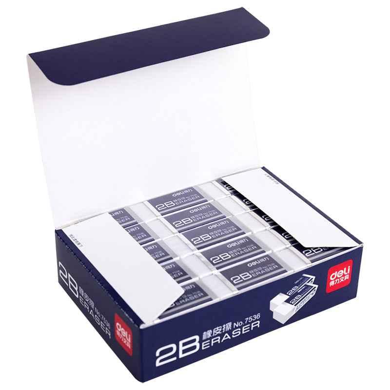 DELI 7536 Student Eraser - For 2B Lead - 24/45 Pack 45 Pack