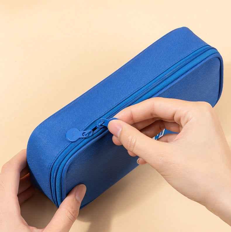 DELI Big Capacity Pen Pouch College Pencil Case Holder