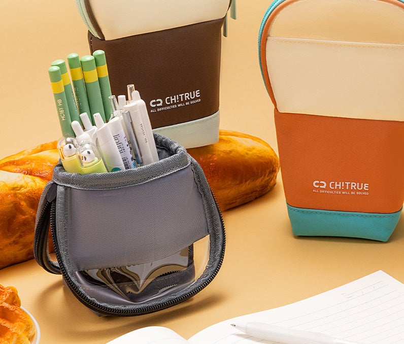DELI BC408 Vertical Pencil Case – Stylish Student Pen Organizer