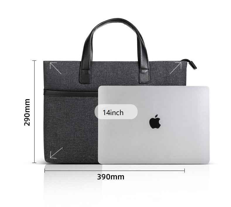 DELI BG108 Executive Briefcase Bag for Work and Travel Black