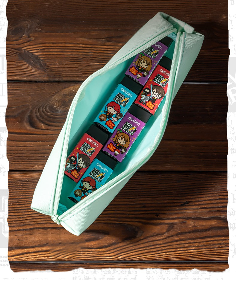 DELI Harry Potter Magnetic Eraser Set – 6-Pack