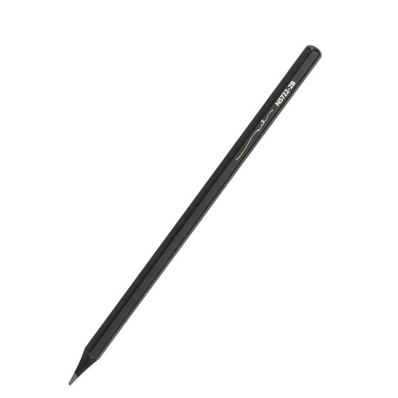 DELI 2B HB Black Wood Cased Graphite School Pencils 30 Pack 2B