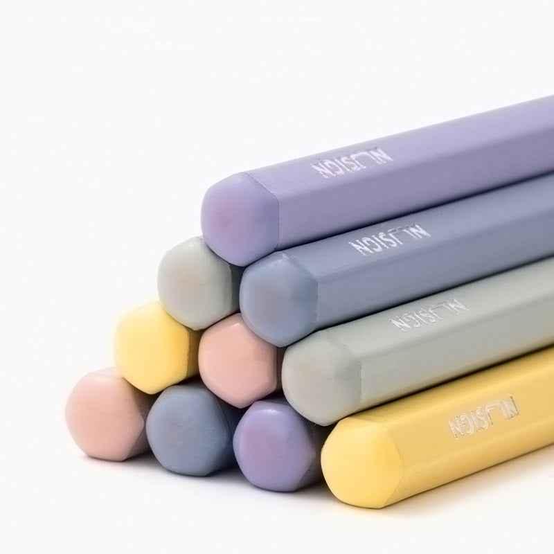 DELI 2B HB Colorful Wooden Pencils for School Office,10 Pack 2B