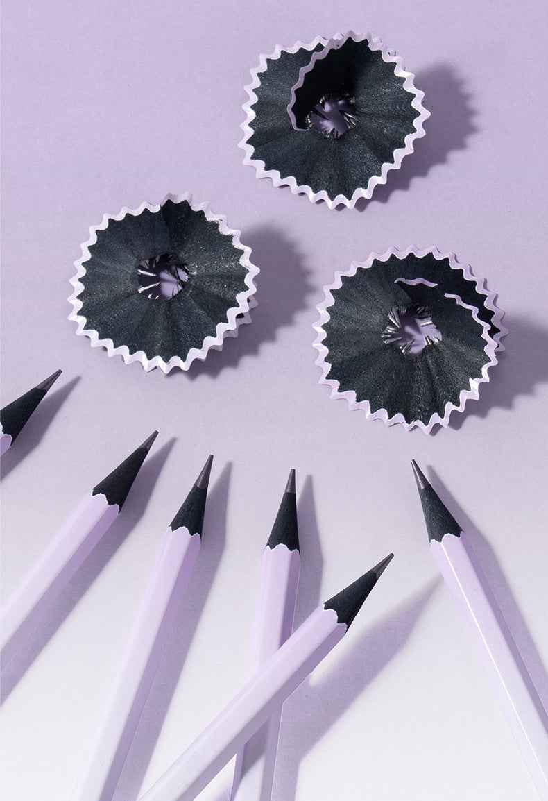 DELI NS749 Grape Scented Black Wood Pencils – HB & 2B 2 Pack